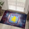 Aston Villa Football Design Crystal Velvet Carpet Cozy Non?Slip Printed Rug For Bedroom Living Room Entrance