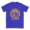 Flash Logo TShirts for Unisex Novelty Pure Cotton Tees O Neck Short Sleeve T Shirt Birthday Gift Clothing