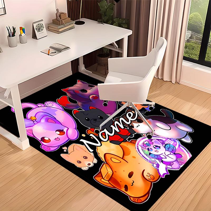 Aangepaste personalisatie Aphmau Print Vloerkleed - Zacht, Wasbaar Antislip Binnentapijt, Woonkamer, Huis & Kantoor Decoratief Tapijt