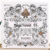 Magic Forest Adult Coloring & Stress Relief: Doodling & Drawing Picture Book for Students