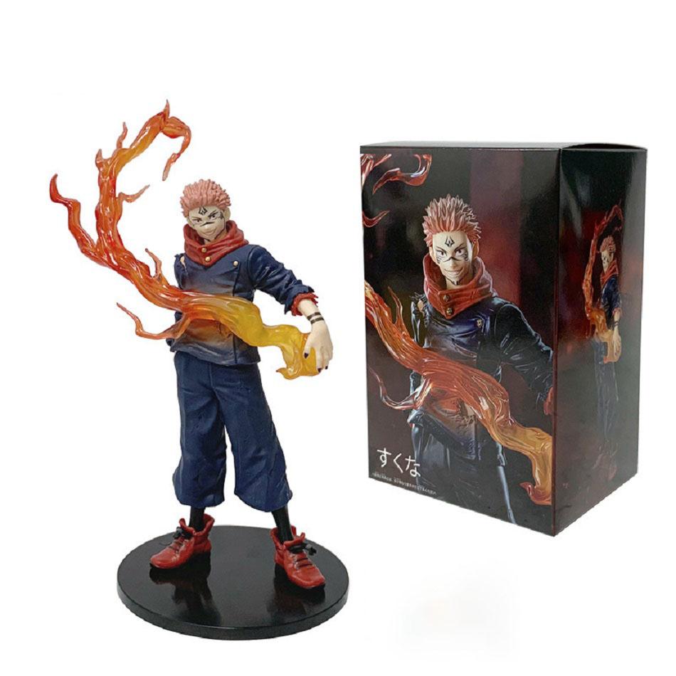 Anime 21Cm Jujutsu Kaisen Figure Itadori Yuji Action Figure Model Pvc Doll Toys Surrounding Collection Desktop Accessories Gifts