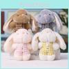 Cute Bunny Plush Keychain With Polyester Fiber For Girls And Boys