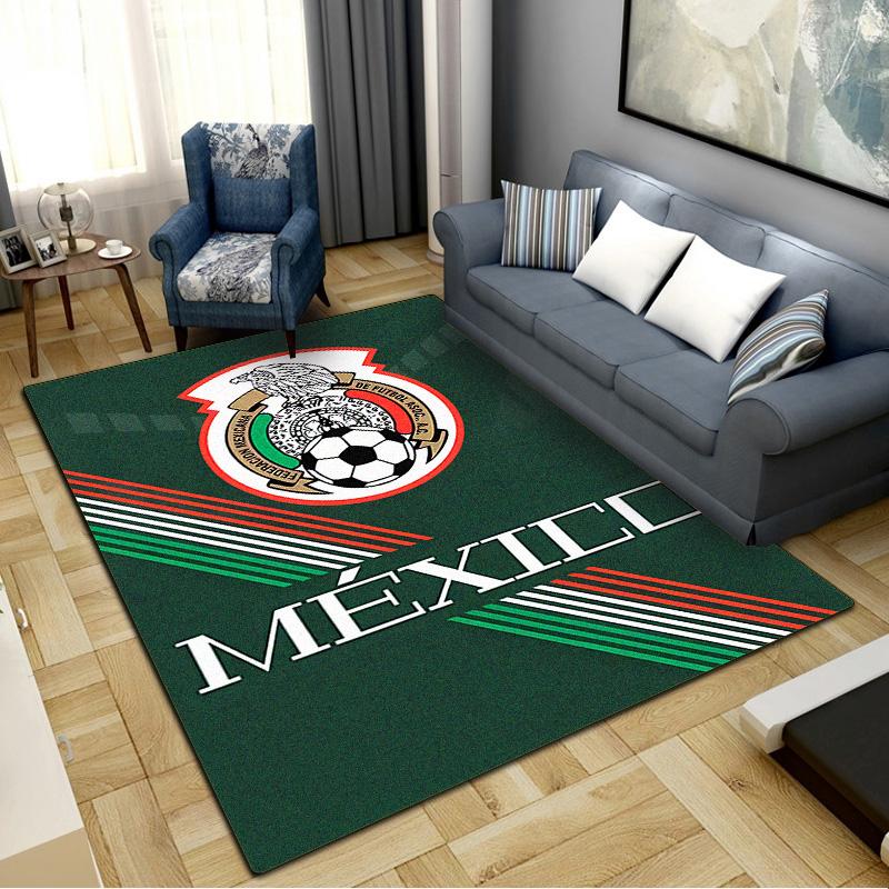 Selección Nacional De México Carpet Rug for Living Room Bedroom Home Sofa Decoration, Kids Play Non-slip Floor Mat