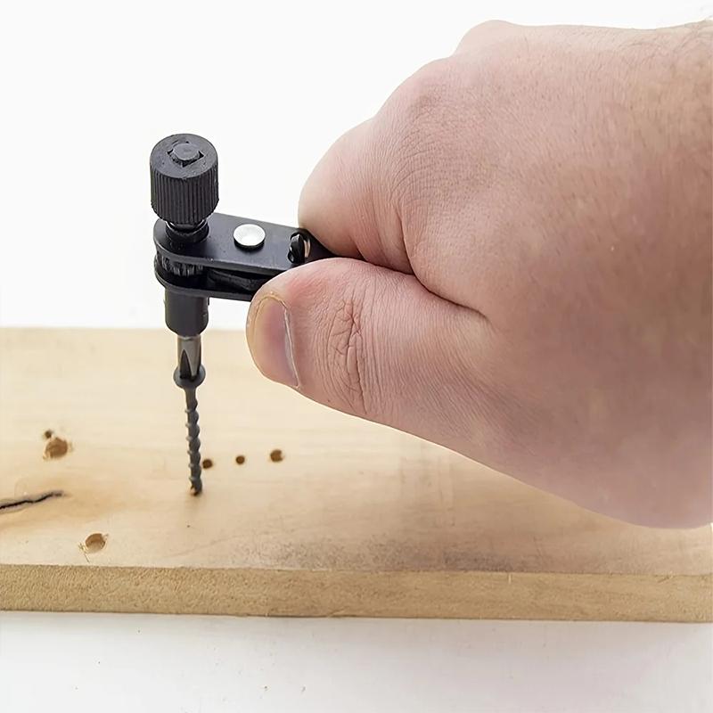 Hand Ratchet Screwdriver Handle Set Socket Easy Mini 1/4" 6.35mm Hex Shank Adapter Ratchet Socket Wrench Rods Hand Repair Tools