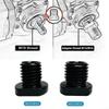 2pcs Adapter Black Converter M10 To M14/M16 Thread