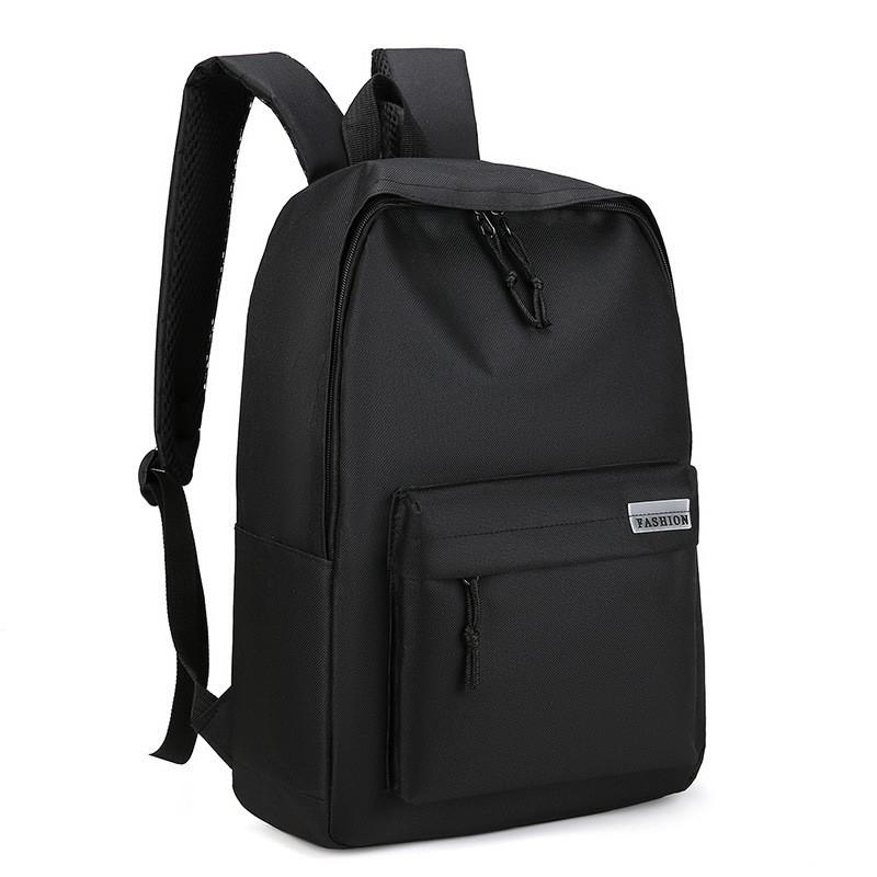 Minimalist College Style Backpack With Breathable Oxford Fabric For Middle School Students