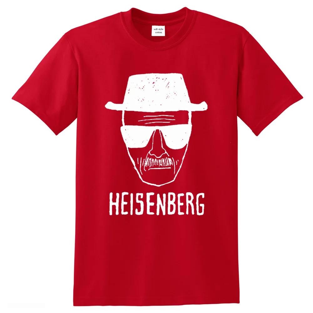 Cool Men T-shirt Breaking Bad Clothes Top Quality 100% Cotton Loose Heisenberg Printed T Shirt Casual Mens Tshirt