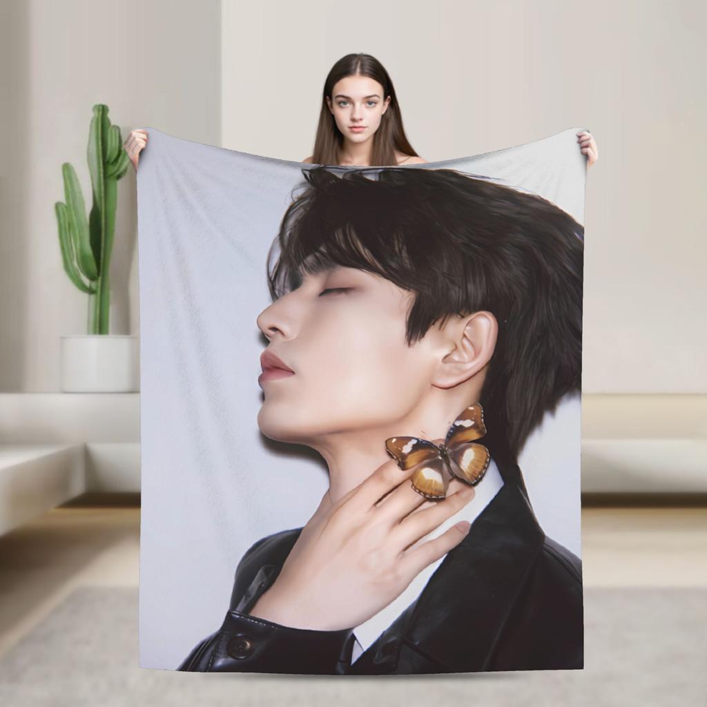 Zhang Linghe Decke Super Warm Street Trend Plüsch Überwurfdecke Für Wohnzimmer Dekorative Flanell Bettdecke Bettbezug