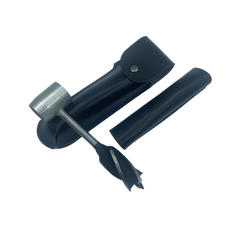 Outdoor Multifunctional Survival Drill Woodworking Hand Drill Support Hole Maker Drill Manual Auger Camping Handmade Drill Bit