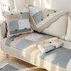 Thickened Pastoral Fabric Sofa Cover Slip Resistant Slipcover Printing Seat Sofa Towel Dust Cover Towel Couches for Living Room