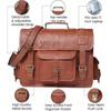Soft Goat Leather Messenger Bag Shoulder Laptop Bag Briefcase Best Bag