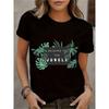 Back Short-Sleeve T-Shirt , Stylish Print - Women'S Trendy Spring And Summer Printed T-Shirt, a Fashionable Item