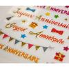 Stickers - 'Happy Birthday' - Color and Glitter - 1.8 Cm