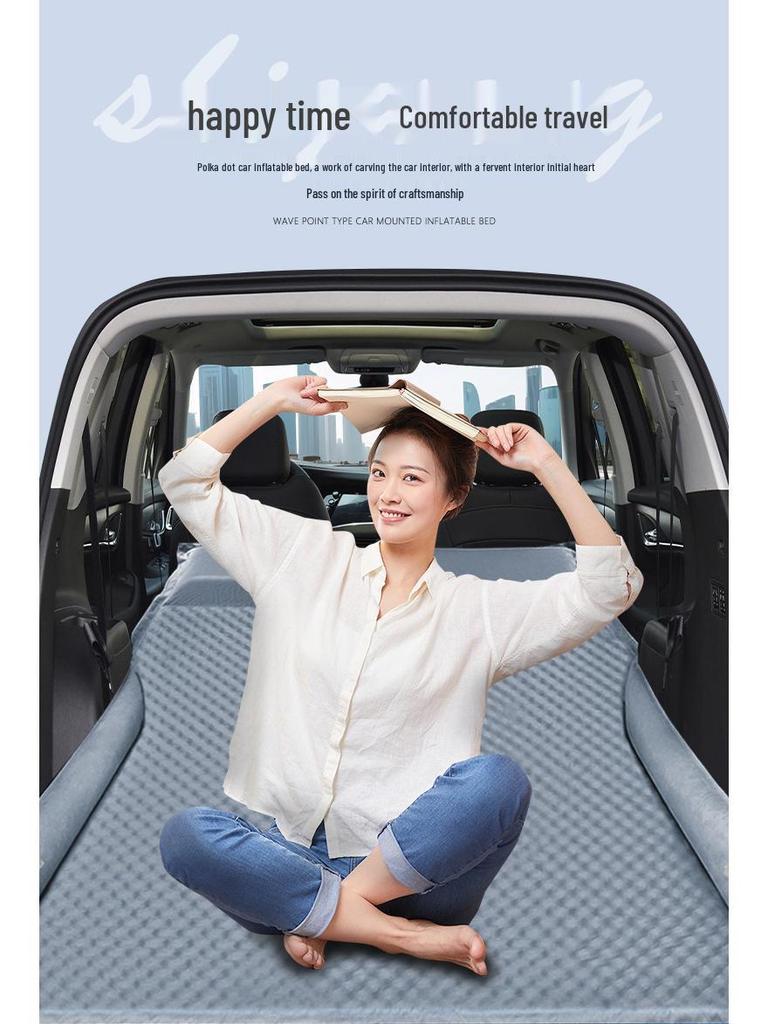 Lit de coffre gonflable pour SUV Buick Envision & Enclave - Matelas de voyage portable pour dormir avec gonflage gratuit.