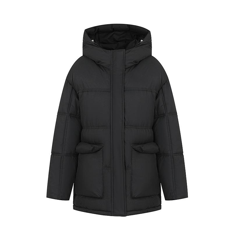 Winter nieuwe katoen-gewatteerde kleding met capuchon voor dames, veelzijdige mode, losse katoen-gewatteerde jacks