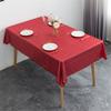 Sequined Florals Designs Tablecloth Polyester Materials Spill Proof for Kitchen Party Decoration