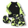Boys' Children's Swimming Suit with Cartoon Dinosaur Pattern, Sun Protection and Quick-drying Fabric