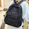Schoolbag1011 New Backpack Personalized Leopard Print Versatile Portable Fashion Middle School Student Schoolbag Women's High-end Backpack