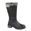 Botas femininas/senhoras de cano médio em PU
