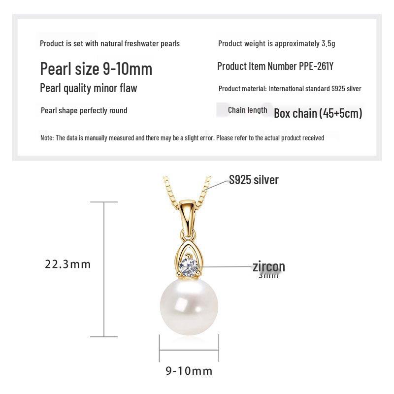 Double Layer Freshwater Pearl Choker Necklace, S925 Sterling Silver, 18k Gold Plated, Gift for Christmas and Qixi