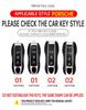 Compatible Key Cases for Porsche: Cayenne, Macan, Panamera, 911, 718 - Featuring Metal and Leather Buckle