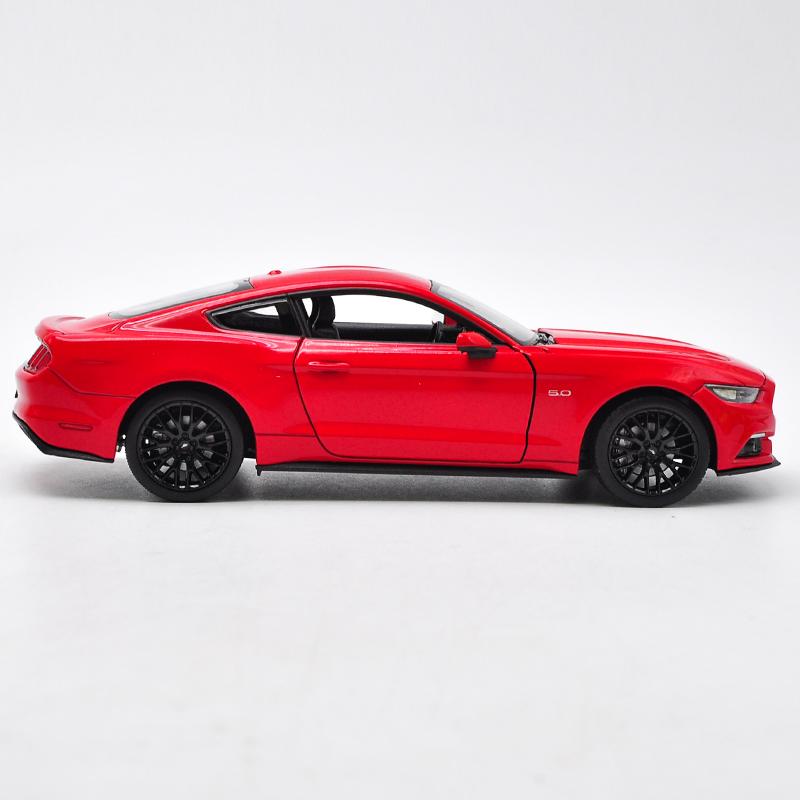 Welly 1/24 Ford Mustang GT 2015 Alloy Car Model Diecast Toy Vehicle High Simitation Cars Toys for Children Kids Gifts