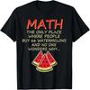 Math Watermelons Lovers Tee Mathematics Numbers Calculation T-Shirt