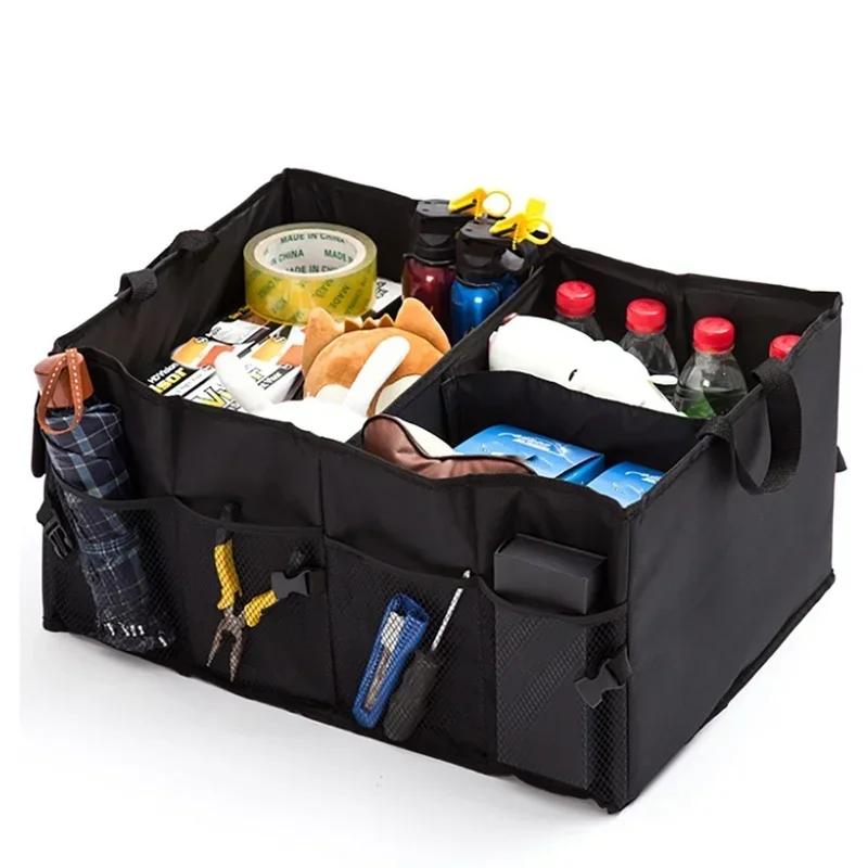 Large-capacity Foldable Car Trunk Storage Box, Environmentally Friendly and Ultra-durable Foldable Cargo Storage Tool Car Part