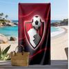 Bournemouth Football Print Beach Towel, Large Soft Quick Dry Towel for Beach Camping Swimming