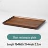 Zisiz Black Walnut Wooden Serving Tray