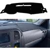 KEDAKEJI Black Dashboard Dash Board Cover Mat Carpet Compatible with 2007-2013 Chevrolet Silverado GMC Sierra