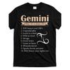 Europäische Größen Gemini Sternzeichen Astrologie Mai Juni Geburtstag [Cooles Design] Street Trending Style Damen T-Shirt Bequem Rundhalsausschnitt