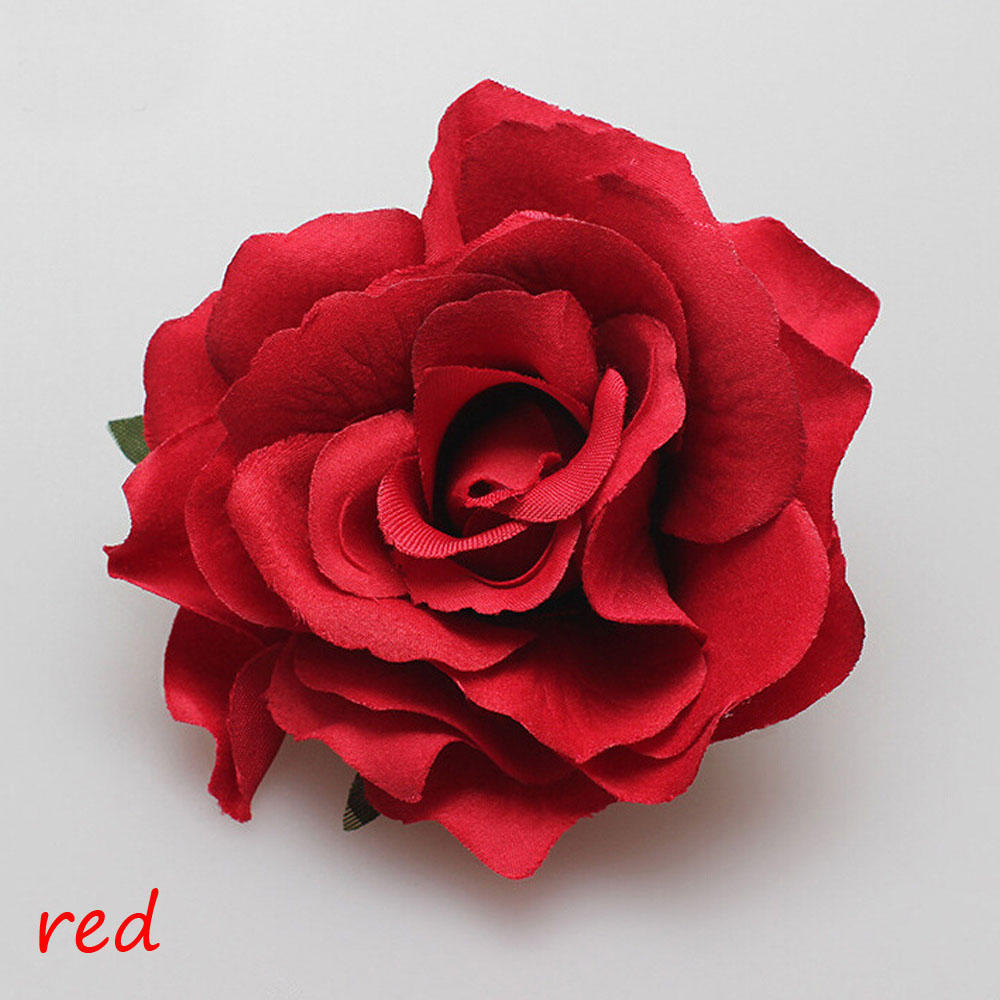 Accessories Women Bridal Brooch Rose Flower Hairpin Wedding Hair Clip