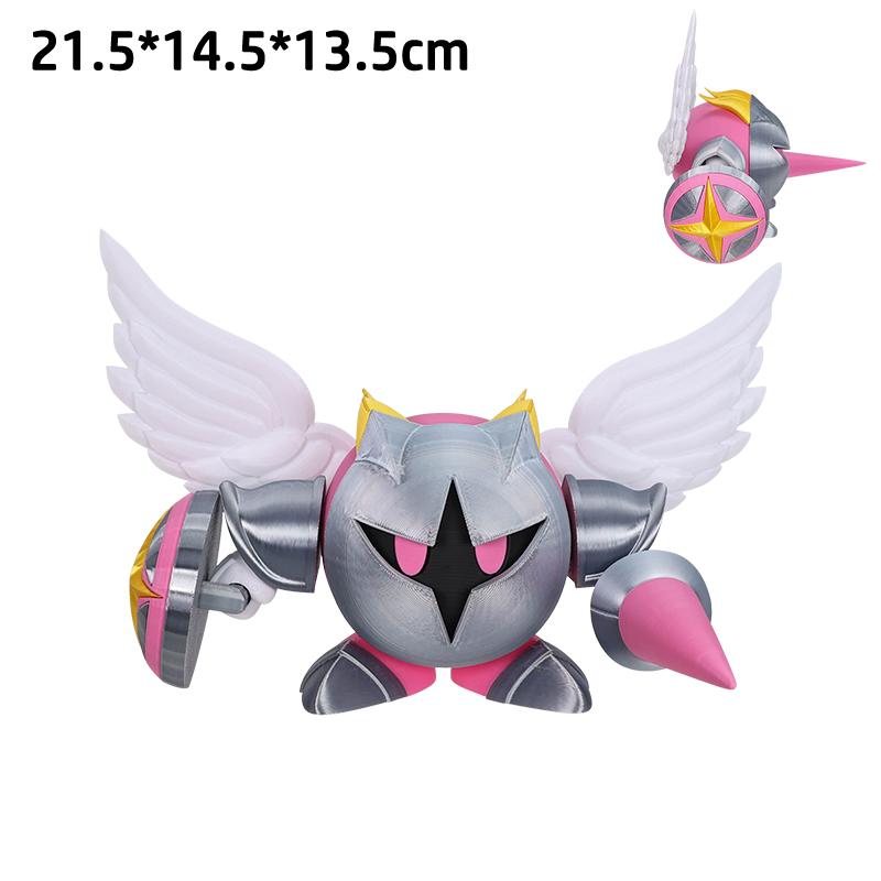 3D Printed Kirby Action Figures Meta Knight Galaxia Galacta Knight Morpho Knight Movable Joints Character Models Diy Toy Gifts