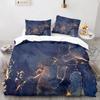 Black Gold Metallic Marble Duvet Cover Set Queen_King_Full_Twin Size Foil Print Glitter Bedding Set for Teen Boy Girls Men Women