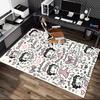 Betty Boop Rug Ideal for Reading Room, Multi-purpose Office Chair Sofa Carpet, Anti-slip Printed Home Area Rug