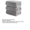 Chiffon en Fiber de bambou Super absorbant l'eau, épais, non pelucheux, doux, résistant à la déchirure, résistant à l'huile, tampons de lavage de la vaisselle, serviettes de cuisine, 5 pièces