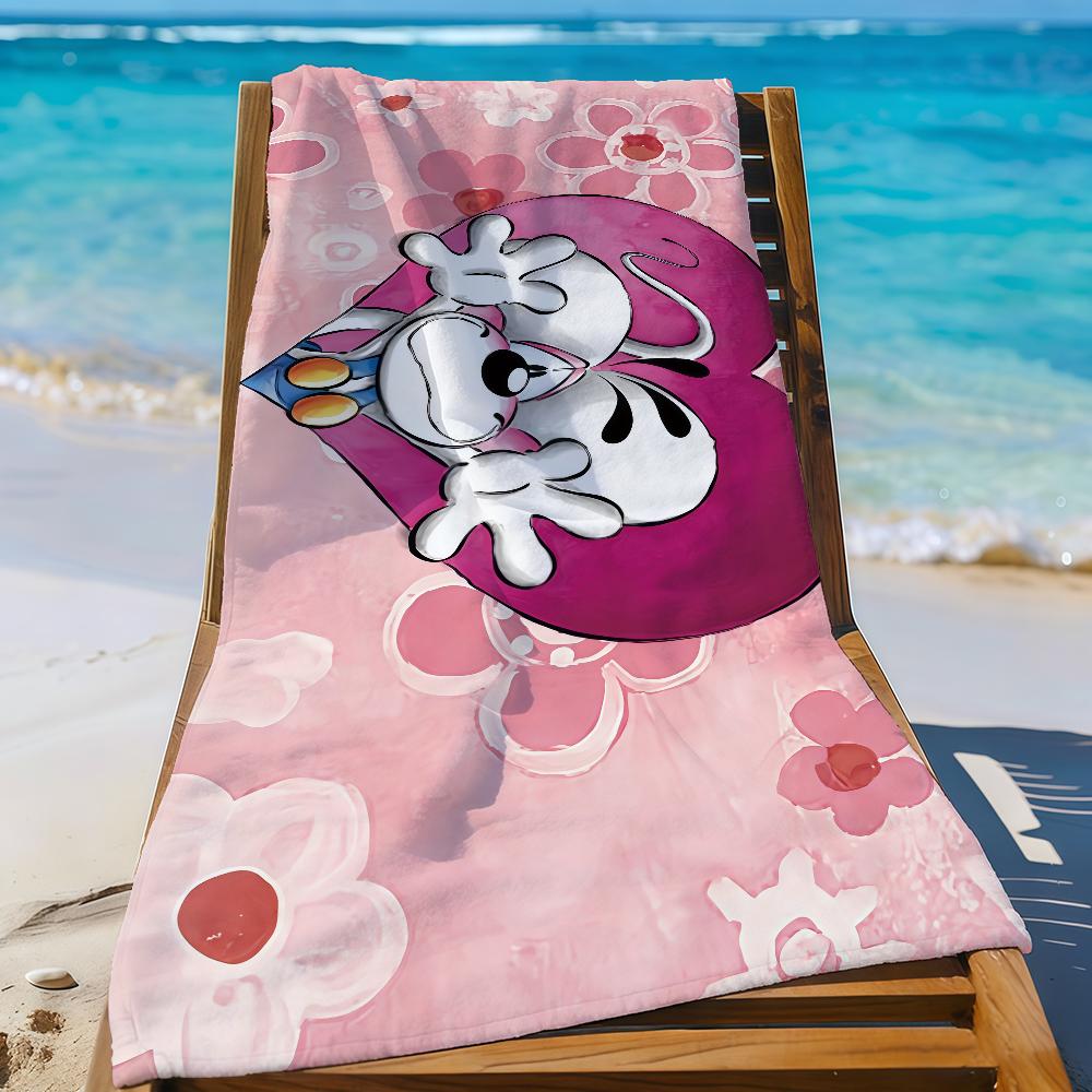 Cartoon Diddl Ratte Maus Handtuch Sport Schnelltrocknend Reise Campingausrüstung Sanddicht Weich Leicht Großes Strandtuch
