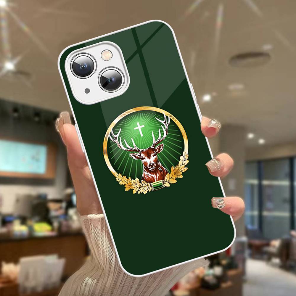 Hot J-JaegermeisterS For IPhone 14 13 12 Mini 11 Pro XS Max X XR 14 Plus Tempered Glass Cover
