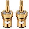 Enhon 2 Pack Faucet Cartridge Compatible with American Standard 994053-0070a or 994053-0070a/H Bathroom Kitchen Bathtub Faucet Stem Replacement,