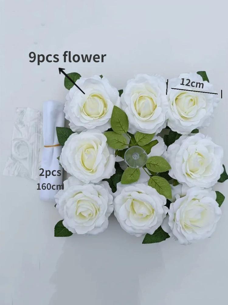 Artificial Flower Wedding Car Flower Wedding Car Decoration Photo Props for Car Door Handle Ornament Party Events Accessories Wedding Decoration