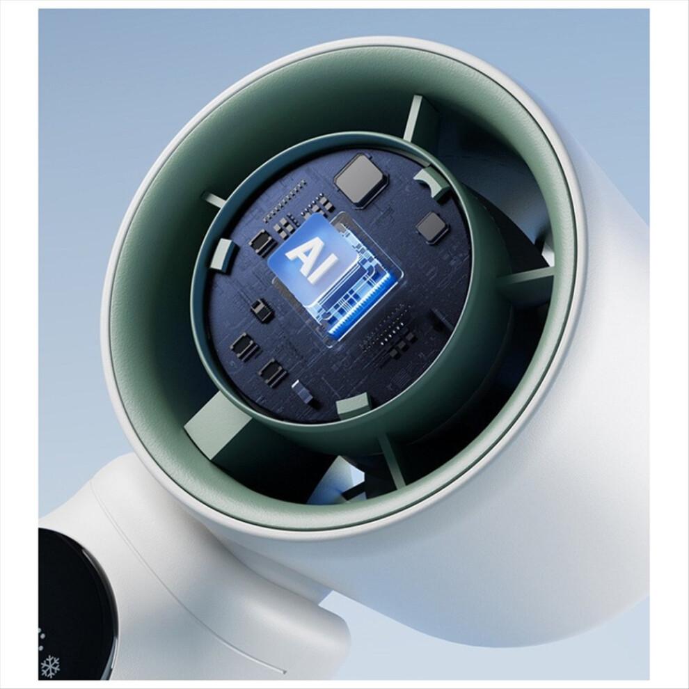 Portable 100-Speed Turbo Handheld Fan with Cooling