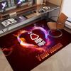 Custom Rug Nottingham Forest Pattern Print Name Text Soft Non‑Slip Floor Carpet for Home Indoor Decoration