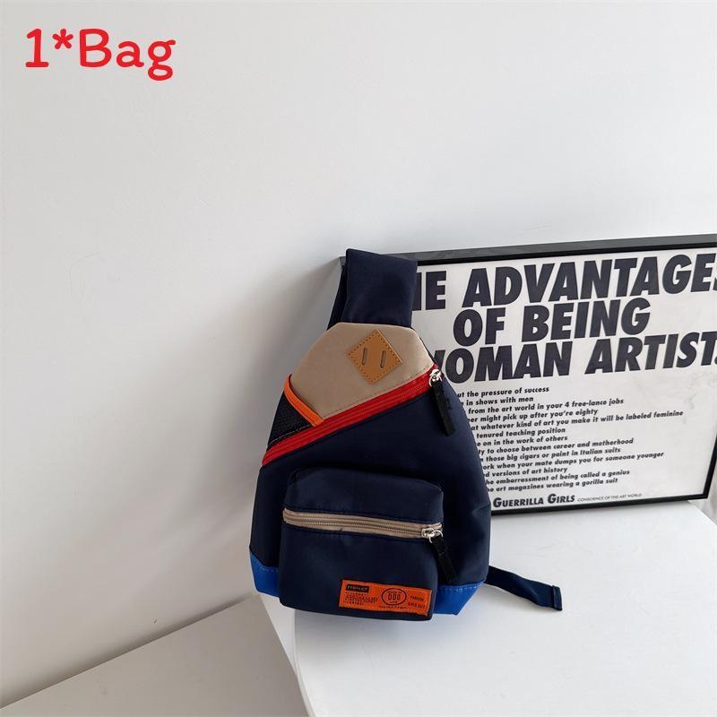 Trendy Unisex Toddler Crossbody Bag With Breathable Material For Preschool Kids