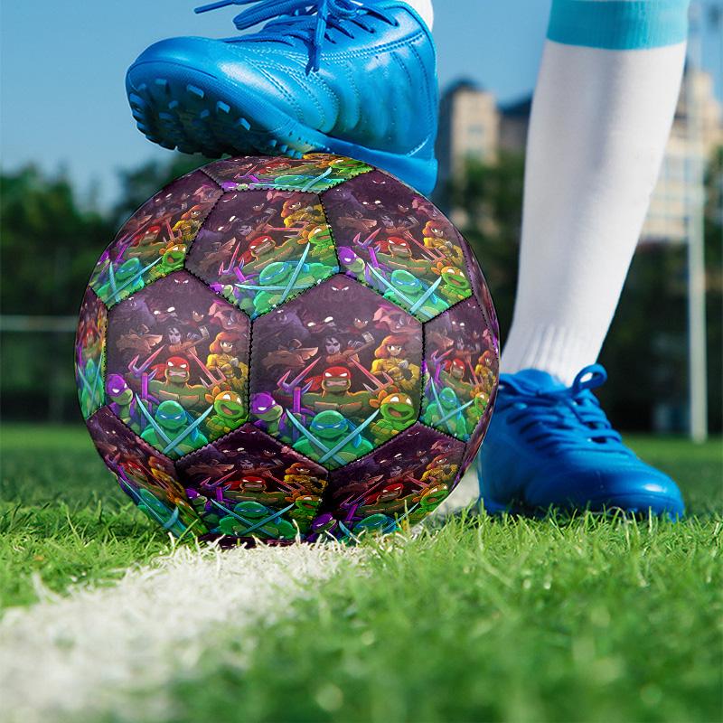 Gamer Print Size 5 Soccer Ball, PU Wear Resistant Football for Match Training and Daily Practice, Birthday Gift for Soccer Fans