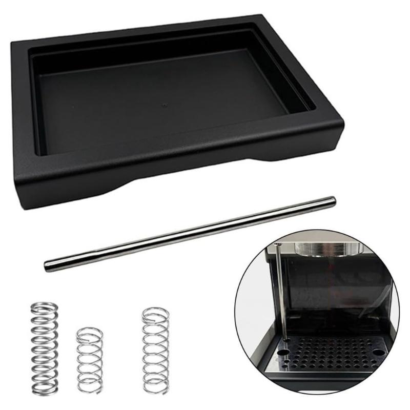 Espresso Machine Parts Kit Thin Drip Tray with Springs And Long Stainless Steel Tube Coffee Maker Replacement Accessory