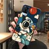 Cute Astronaut Phone Case for VIVO V21E V21 V23 V23E V2109 Y53S Y33S Y55 Y76 Y31 Y21 Y72 Y01 Y21S Y11S