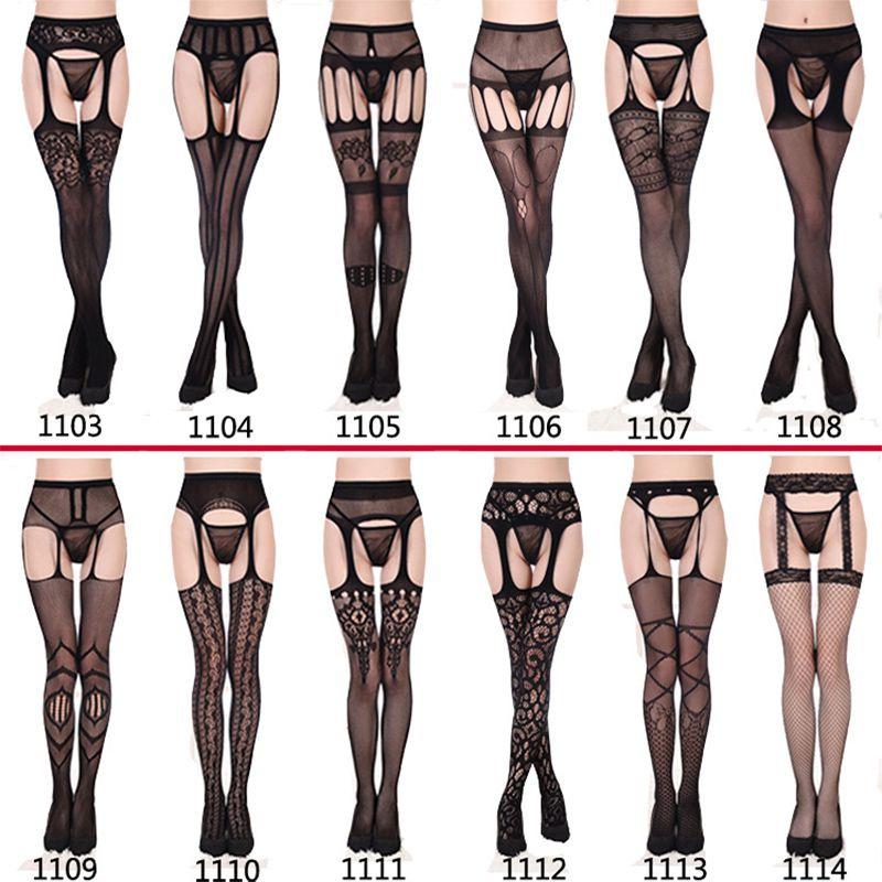 Ultra Stretchy Women's Nylon Fishnet Stockings With Sensual Open-crotch Design And Non-slip Features For Alluring Intimate Moments