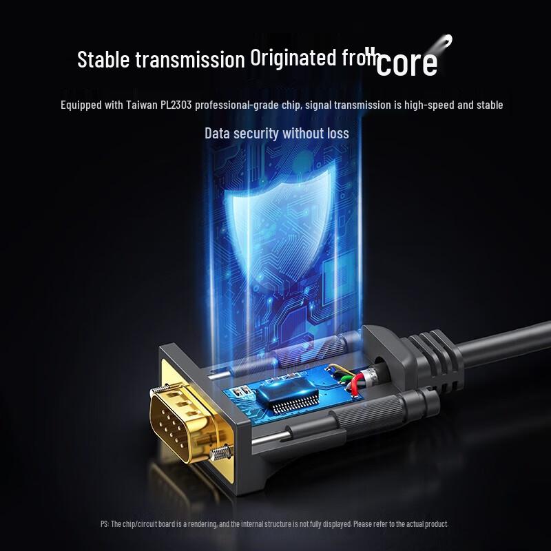 Ugreen USB 2.0 To DB9 RS232 Serial Adapter Cable