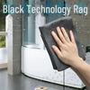 1/3/5pcs Magic Glass and Mirror Cleaning Cloth, Leaves No Marks, Watermark-Free, Household Scouring Pad (30*30cm)